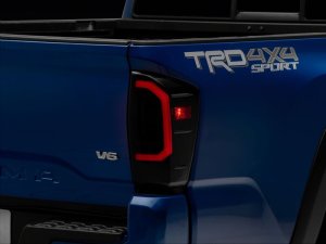 Toyota Tacoma LED Taillights - Raxiom - Axial Series - Black Housing- Smoked Lens - `16-`23