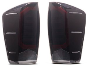 Toyota Tacoma LED Taillights - Raxiom - Axial Series - Black Housing- Smoked Lens - `16-`23 Toyota Tacoma LED Taillights - Raxiom - Axial Series - Black Housing- Smoked Lens - `16-`23