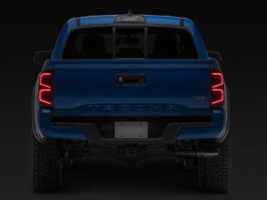 Toyota Tacoma LED Taillights - Raxiom - ST - Black Housing- Smoked Lens - `16-`23 Toyota Tacoma LED Taillights - Raxiom - ST - Black Housing- Smoked Lens - `16-`23