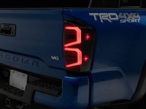 Toyota Tacoma LED Taillights - Raxiom - ST - Black Housing- Smoked Lens - `16-`23