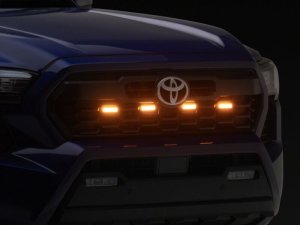 Toyota Tacoma Lighting Kit - Raxiom - LED Grille Light - Clear Lens - Amber - `24-`26 Toyota Tacoma Lighting Kit - Raxiom - LED Grille Light - Clear Lens - Amber - `24-`26