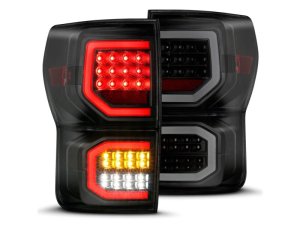 Toyota Tundra LED Taillights - Raxiom - Axial Series - Black Housing, Smoked Lens - `07-`13