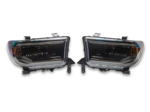 Toyota Tundra LED Headlights - Raxiom - CXR Series - Black - `07-`13