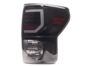 Toyota Tundra LED Taillights - Raxiom - Axial Series Dual C-Shape - Black Housing, Smoked Lens - `07-`13 Toyota Tundra LED Taillights - Raxiom - Axial Series Dual C-Shape - Black Housing, Smoked Lens - `07-`13