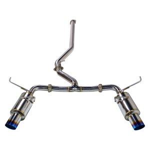 Subaru WRX Performance Exhaust - Remark - Cat Back, Dual, R1 Spec, Non-Resonated - Burnt Stainless - `22-`27