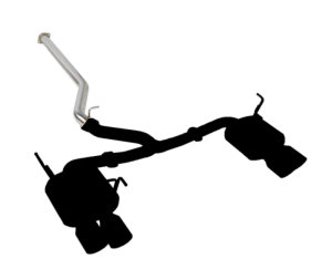 Subaru WRX Performance Exhaust - Remark - Cat-Back, Sports Touring Spec, 4in. SS Quad Tips, Non-Resonated - `22-`27