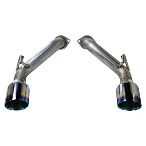 Nissan Z Performance Exhaust - Rear - Remark - Axle Back Burnt Stainless Double Wall Tip - `23-`27 Nissan Z Performance Exhaust - Rear - Remark - Axle Back Burnt Stainless Double Wall Tip - `23-`27