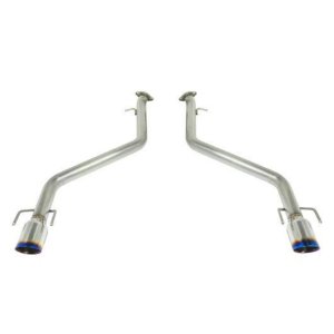 Lexus IS350 Performance Exhaust - Rear - Remark - Axle Back, Burnt Stainless Double Wall Tip (Muffler Version) - `21-`27