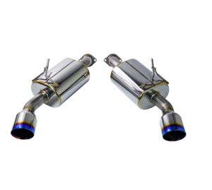 Infiniti Q50 Performance Exhaust - Remark - Axle Back with Mufflers, Burnt Double Wall Tip - `14-`27