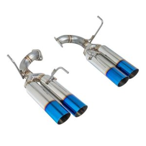 Subaru WRX STI Performance Exhaust - Rear - Remark - Axle Back, Boso Edition, Titanium Single Wall Tip - `15-`27