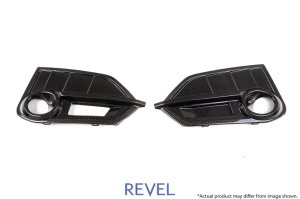 Honda Civic Type-R Fog Light Covers - Front (Left & Right) - Revel - GT - Dry Carbon - `17-`18