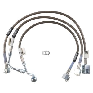 Ford F-150 Brake Line Kit - Front + Rear - Russell - Stainless Steel Braided - `05-`06