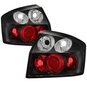 Audi A4 Tail Lights - SPYDER - Euro Style - Black - `02-`05