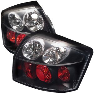 Audi A4 Tail Lights - SPYDER - Euro Style - Black - `02-`05