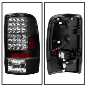 Chevrolet Tahoe Tail Lights - SPYDER - LED - Black - `00-`06 Chevrolet Tahoe Tail Lights - SPYDER - LED - Black - `00-`06