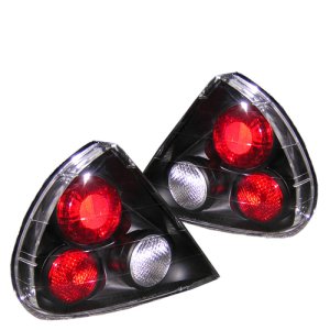 Mitsubishi Mirage Tail Lights - SPYDER - Euro Style - Black - `99-`02 Mitsubishi Mirage Tail Lights - SPYDER - Euro Style - Black - `99-`02