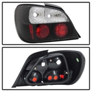 Subaru Impreza Tail Lights - SPYDER - Euro Style - Black - `02-`03