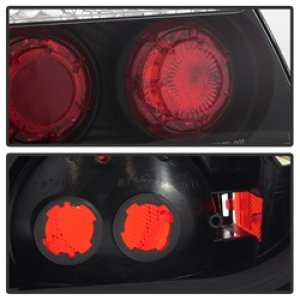 Subaru Impreza Tail Lights - SPYDER - Euro Style - Black - `02-`03