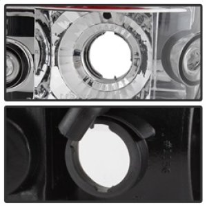 Toyota Tacoma Euro Tail Lights - SPYDER - Euro Style - Chrome - `01-`04