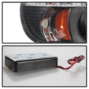 Ford Explorer Headlight Set - SPYDER - Halo Projector - Black - `95-`01 Ford Explorer Headlight Set - SPYDER - Halo Projector - Black - `95-`01