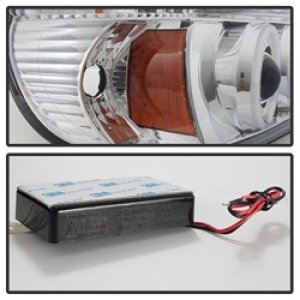 Ford Explorer Headlights - SPYDER - LED Halo - Chrome - Chrome - `95-`01 Ford Explorer Headlights - SPYDER - LED Halo - Chrome - Chrome - `95-`01