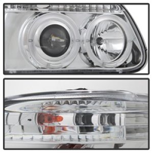Ford Explorer Headlights - SPYDER - LED Halo - Chrome - Chrome - `95-`01 Ford Explorer Headlights - SPYDER - LED Halo - Chrome - Chrome - `95-`01