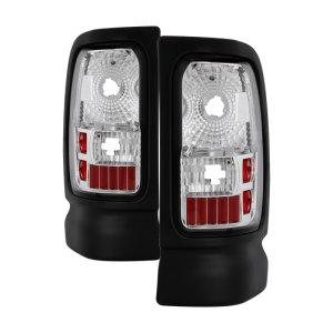 Dodge Ram 1500 Tail Lights - Rear - SPYDER - xTune Euro Style - Chrome - `94-`01