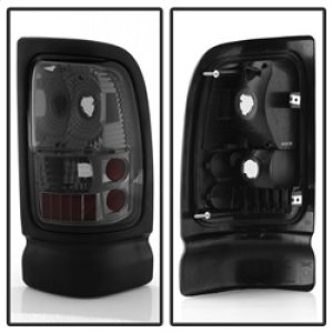 Dodge Ram 3500 Tail Lights - Rear - SPYDER - xTune Euro Style - Smoke - `94-`01
