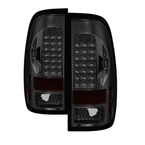 Ford F-150 Tail Lights - Rear - SPYDER - xTune LED - Smoke - `97-`03