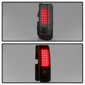Hummer H3 Tail Lights - Rear - SPYDER - xTune LED - Smoke - `06-`09