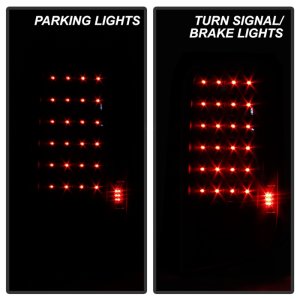 Scion xB Tail Lights - Rear - SPYDER - xTune LED - Black - `08-`10