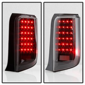 Scion xB Tail Lights - Rear - SPYDER - xTune LED - Black - `08-`10
