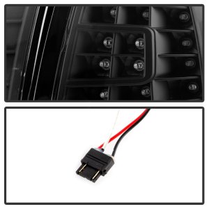 Ford F-150 Headlights - Front - SPYDER - xTune Crystal, Black Housing w/ Clear LED Corners - Black - `97-`03