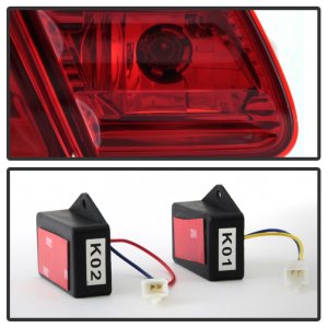 Mercedes-Benz E-Class Tail Lights - Rear - SPYDER - xTune LED - Red/Clear - `96-`02