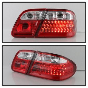 Mercedes-Benz E-Class Tail Lights - Rear - SPYDER - xTune LED - Red/Clear - `96-`02