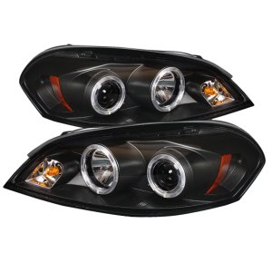Chevrolet Impala Headlights - SPYDER - Projector LED Halo - Black - `06-`13