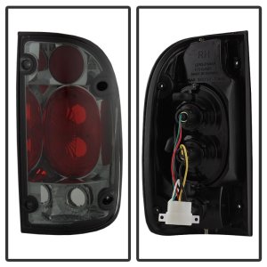 Toyota Tacoma Euro Tail Lights - SPYDER - Smoke - `01-`04