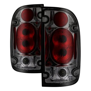 Toyota Tacoma Euro Tail Lights - SPYDER - Smoke - `01-`04