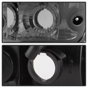 Toyota Tacoma Euro Tail Lights - SPYDER - Smoke - `01-`04