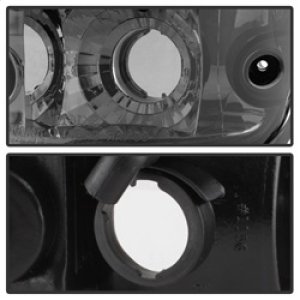 Toyota Tacoma Euro Tail Lights - SPYDER - Smoke - `01-`04