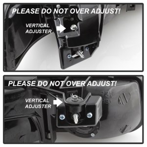 Chevrolet Tahoe Headlights - Front - SPYDER - xTune Crystal, Amber - Black - `00-`06