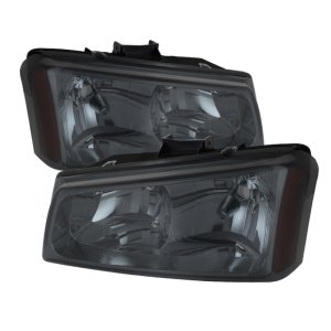 Chevrolet Silverado 2500 Headlights - SPYDER - xTune Crystal - Smoke - `03-`06