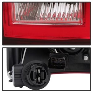 Dodge Ram 3500 Tail Lights - Rear - SPYDER - xTune LED, Plug-and-Play - Red/Clear Lens, Black Housing - `03-`06