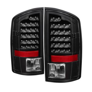 Dodge Ram 3500 Tail Lights - Rear - SPYDER - xTune LED - Black - `07-`09