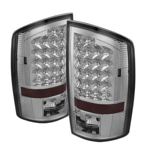 Dodge Ram 1500 Tail Lights - Rear - SPYDER - xTune LED - Chrome - `07-`08