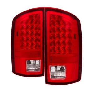 Dodge Ram 2500 Tail Lights - Rear - SPYDER - xTune LED - Red/Clear - `07-`09