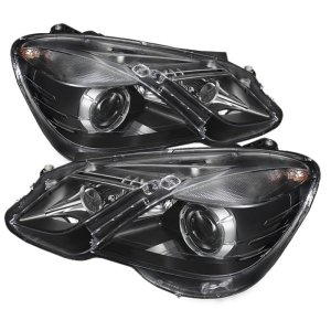Mercedes-Benz E-Class Headlights - Front - SPYDER - xTune OE Projector, AFS, HID Fit - Black - `10-`12 Mercedes-Benz E-Class Headlights - Front - SPYDER - xTune OE Projector, AFS, HID Fit - Black - `10-`12