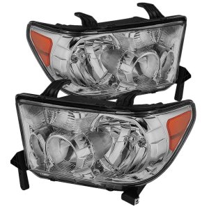 Toyota Tundra Headlights - Front - SPYDER - xTune OEM Style - Chrome - `07-`13 Toyota Tundra Headlights - Front - SPYDER - xTune OEM Style - Chrome - `07-`13