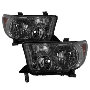 Toyota Tundra Headlights - Front - SPYDER - xTune OEM Style - Smoked - `07-`13 Toyota Tundra Headlights - Front - SPYDER - xTune OEM Style - Smoked - `07-`13