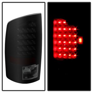 Dodge Ram 1500 Tail Lights - Rear - SPYDER - xTune LED, Black Housing, Smoke Lens - Black Smoke - `02-`06